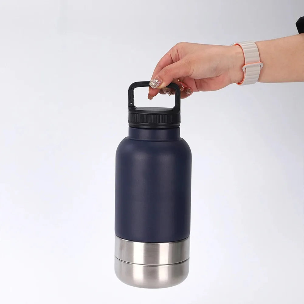 3-in-1 Insulated Dog Water Bottle